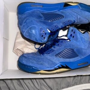 Jordan 5 Retro Blue Suede